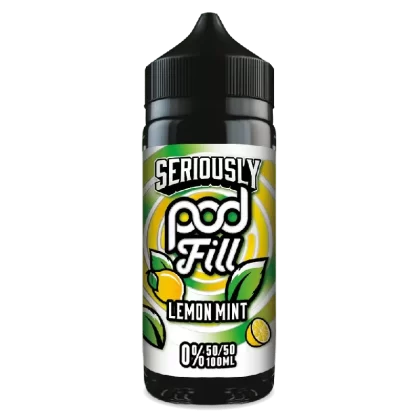 Doozy Pod Fill 100ml E-Liquid Shortfill Lemon Mint - Vape Product