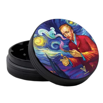 V Syndicate 2 Piece Sharp Shred Smoky Night Grinder - Size#55mm>63mm (DA6C90)