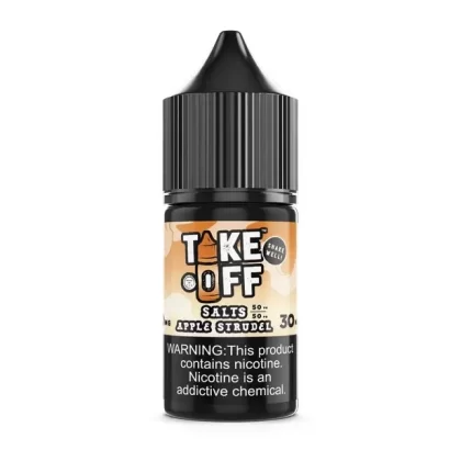 Sale $9.95 – TAKE OFF Apple Strudel 30ml Nic Salt Vape Juice