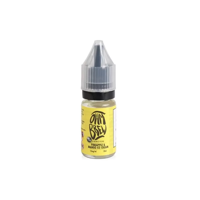 Pineapple & Mango Ice Cream Nic Salts E-Liquid (10ml) - 6mg