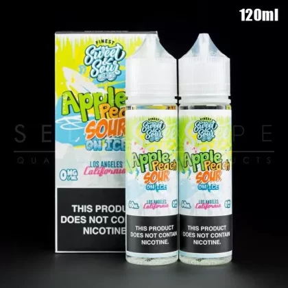 Finest – Sweet and Sour – Apple Peach Sour Menthol Eliquid 120ml