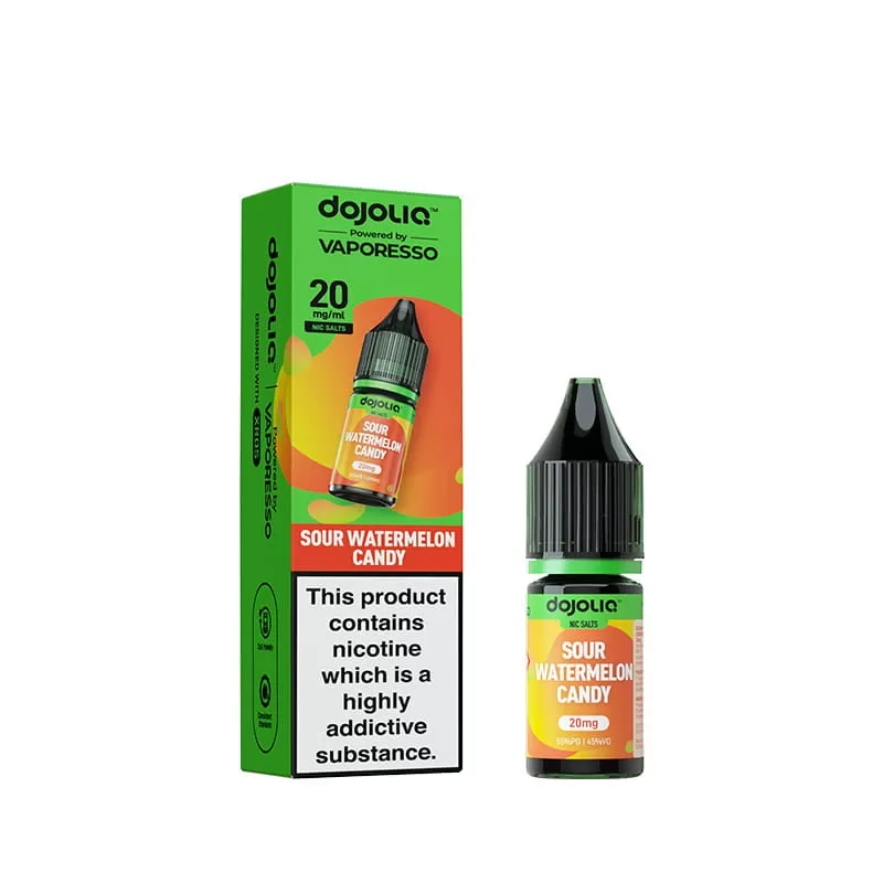 DojoLiq Sour Watermelon Candy 10ml Nic Salt E-Liquid by Vaporesso - Image 2