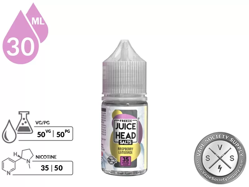 Raspberry Lemonade Juice Head Freeze Salts 30ml - Image 2