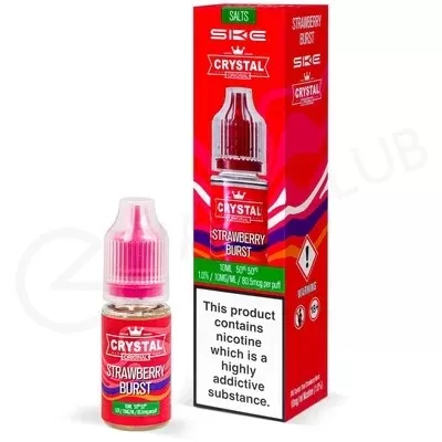 Strawberry Burst Nic Salt E-Liquid by Crystal Original