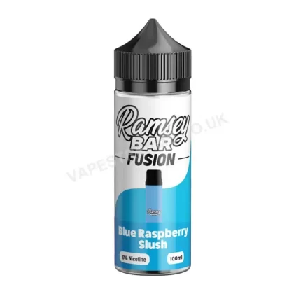 Ramsey Bar Fusion Blue Raspberry Slush E-Liquid Shortfill - Vapestreams Co