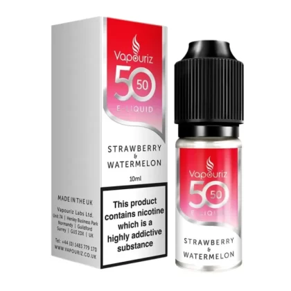 Strawberry & Watermelon E-Liquid 50/50 Series by Vapouriz (10ml) - 12mg