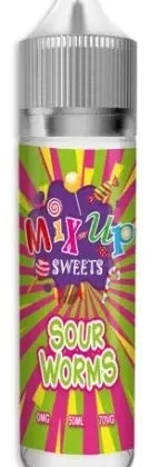 Sour Worms E Liquid By Mix Up Sweets