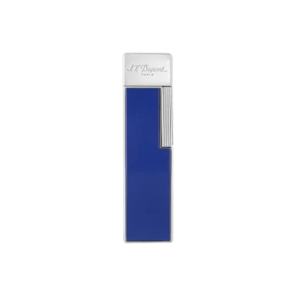 S.T. Dupont Twiggy Lighter – Blue Lacquer & Chrome