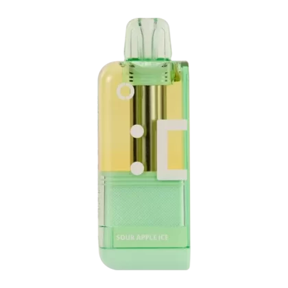 Sour Apple Ice Off Stamp X-Cube Disposable Crystal - Consumer; Vape Product; 5 Pack, Single