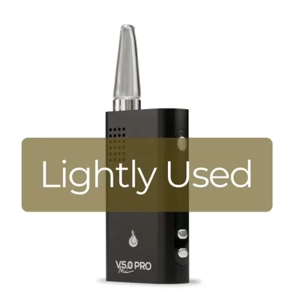 Lightly Used – Flowermate Mini Pro Vaporizer V5s - Lightly Used (Reboxed), New Open Box; Black, Blue