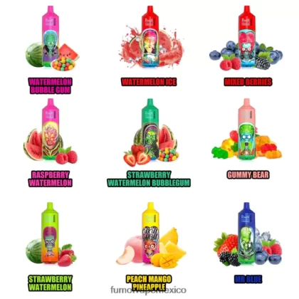 Fumot Tornado vaporizador desechable 9000 pro – 18ml (1 pieza) sandia fresa H0XPTX248 Fumot Store - Fumotvapemexico