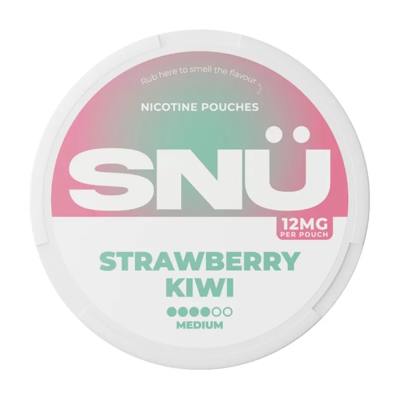 Strawberry Kiwi Nicotine Pouches by SNU (20pk) - 18mg