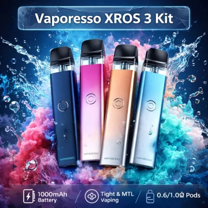 Vaporesso XROS 3 Kit - Icy Silver - Vapeciga