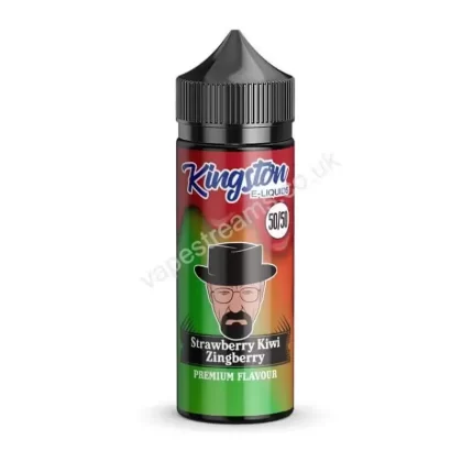 Strawberry Kiwi Zingberry E-Liquid Shortfill by Kingston 50/50 - Vapestreams Co