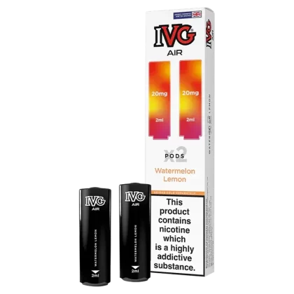 Watermelon Lemon IVG Air Pods – 5 packs or 10 packs