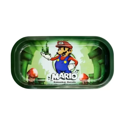 V Syndicate Smoke Sesh Metal Rolling Tray – 7in - Size#Medium>Mini