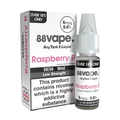 Raspberry Ripple E-Liquid Anytank & Original Series by 88vape (10ml) - 16mg