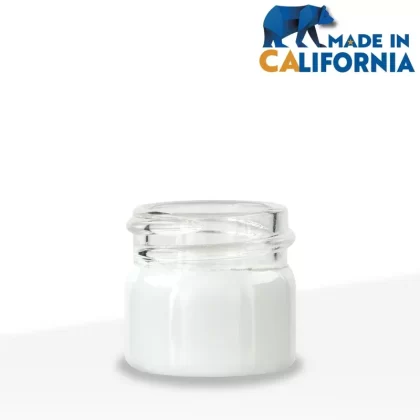 American Glass Vial | Oil Vial 28/400 Thread | 26mm – White – 144 Count