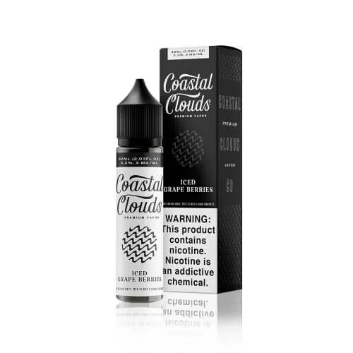 Coastal Clouds E-Liquid Iced Grape Berries 60mL - Vape Product; Vape Product, Vape Product