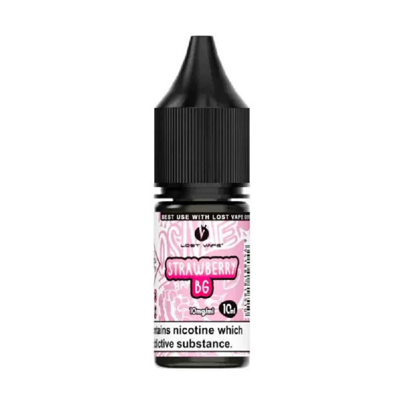 Lost Vape Bar Salts Nic Salt E-Liquid Strawberry Bubble Gum - Nicotine Strength#10mg (D4ACDD)