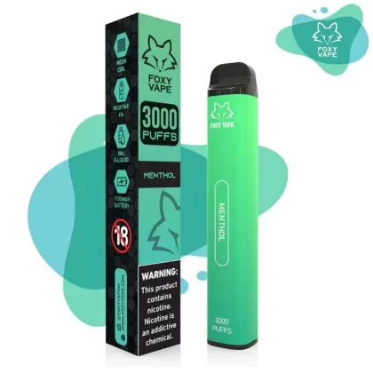 FoxyVape – Menthol (3000 Puffs)