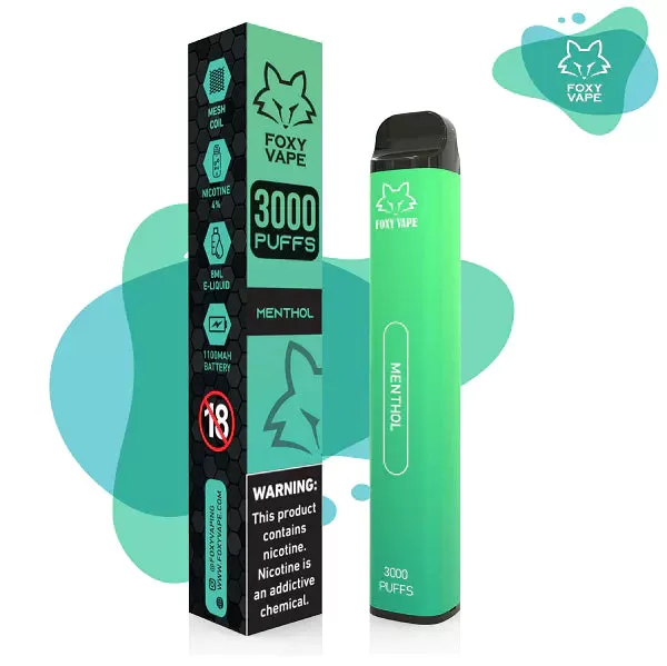 FoxyVape – Menthol (3000 Puffs)