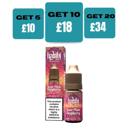Habibi Nic Salt 10ML E-Liquid - Apricot Fizz / 10mg