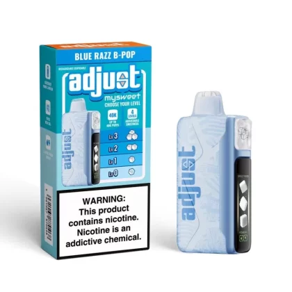 Blue Razz B-Pop – Adjust MySweet 40K - Vape Store