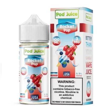 Pod Juice Rocket Pop Tobacco Free Nicotine E-Juice 100ml