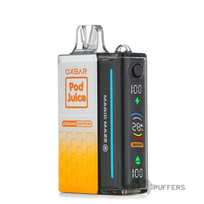 Oxbar Magic Maze 2.0 Disposable Vape 5% Nicotine - Flavor#Big Melons>Blue Razz Cotton Clouds>Blue Razzle Pop>Blue Slushy Ice>Blueberry Muffin>Caramel Latte Frappe>Clear>Clear Blue>Clear Emer