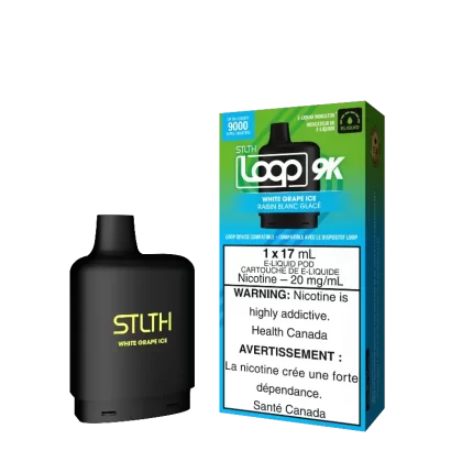 STLTH Loop 9K White Grape Ice Pod