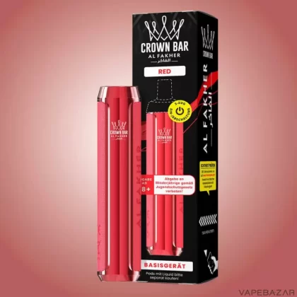 Crown Bar Al Fakher Basisgerät – Red - Vapebazar