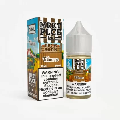 Tobacco SALT – MRKT PLCE – 30mL – Made in USA Vape Juice - Vape Product; Vape Product, Vape Product
