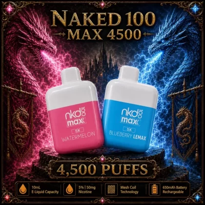 Naked 100 Max 4500 - Arctic Air - Vapeciga