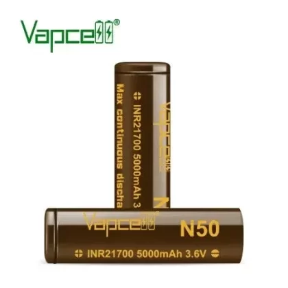 Vapcell N50 5000mAh 21700 Battery