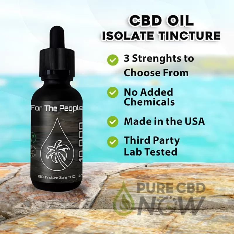 For The People CBD Oil Isolate Tincture 2000-20000mg - Image 3