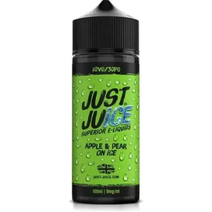 Just Juice Iconic 100ml Shortfill E-Liquid - Flavour#Banana & Mango>Watermelon & Cherry>Apple & Pear on Ice>Berry Burst>Blood Orange>Blue Raspberry>Kiwi & Cranberry on Ice>Lemonade>Mango & P (7F766E)