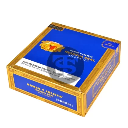 Romeo Y Julieta Reserve Real Churchill Nicaragua, 25 count box - Ejuicewarehouse