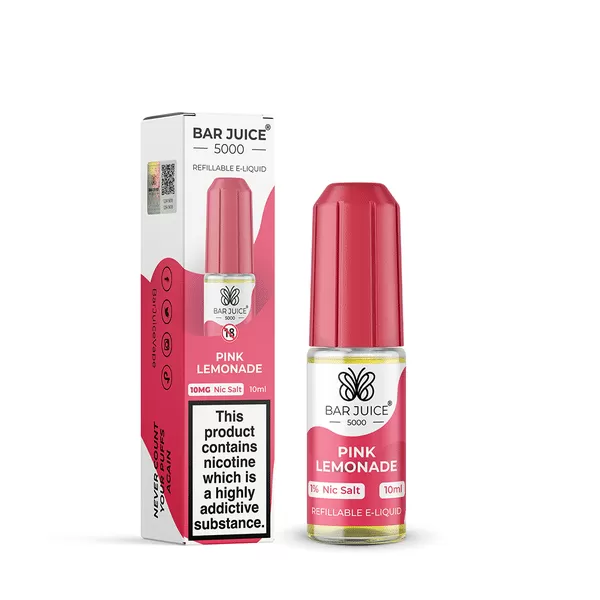 Pink Lemonade Bar Juice 5000 Nic Salts e Liquid 10ml – TPD - Vapestorm Co