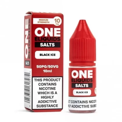 Black Ice Nic Salt E-Liquid by ONE E-Liquids (10ml) - 20mg