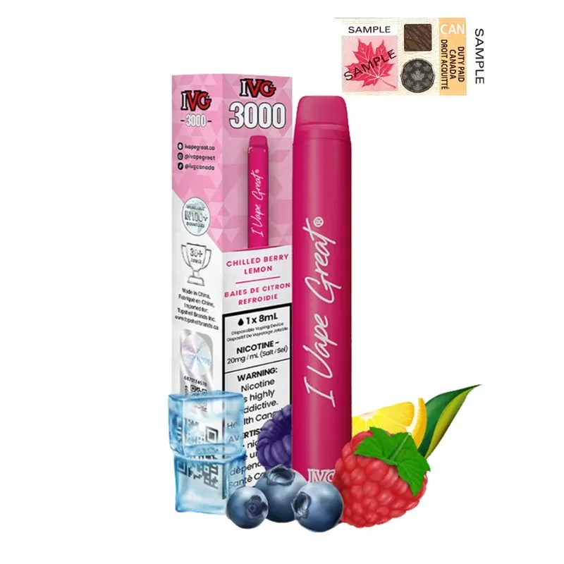IVG 3000 – CHILLED BERRY LEMON