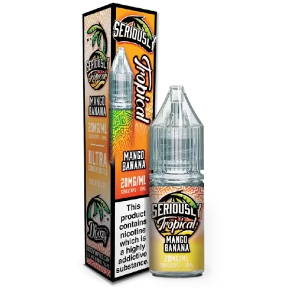 Doozy Seriously Tropical Nic Salt E-Liquid Mango Banana - Nicotine Strength#20mg>10mg>5mg