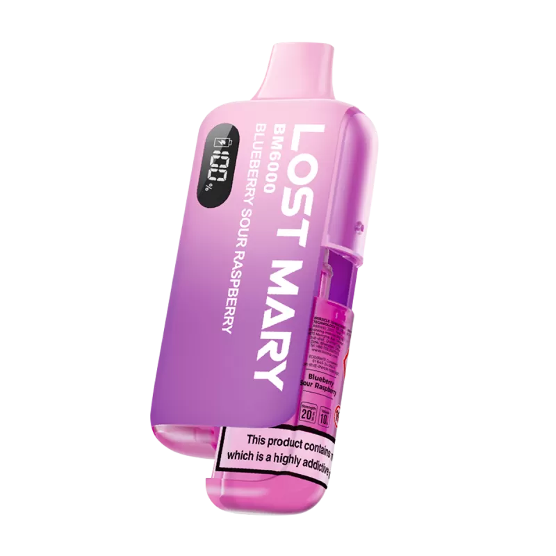 Lost Mary BM6000 Vape Kit - Cherry Peach Lemonade / 10mg - Vapeshop Co