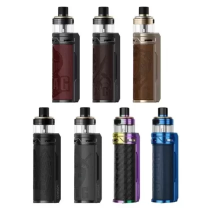 VooPoo Drag S with PnP-X Pod Tank 80W Starter Kit - Black, Chestnut