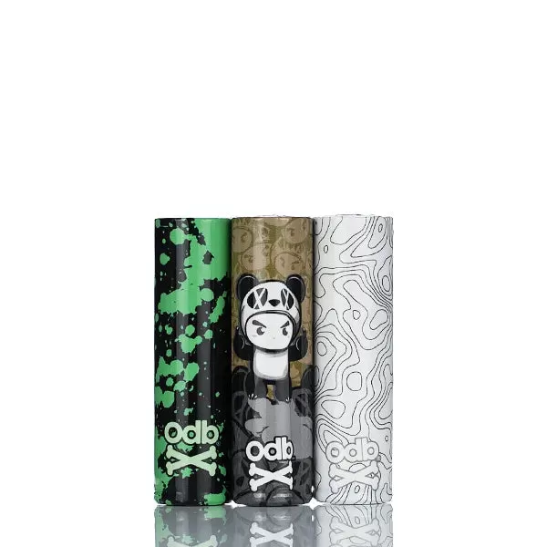 ODB Wraps - 18650 Battery Wraps - White Damascus