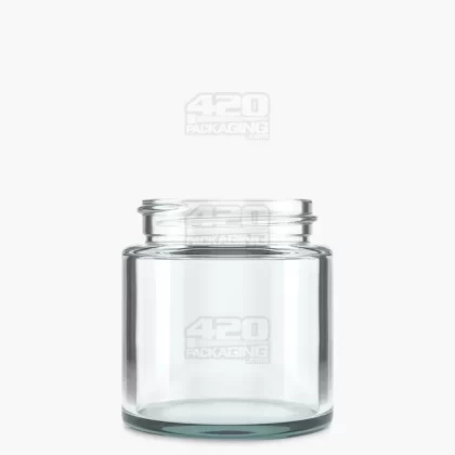 Straight Sided Clear Glass Jars | 53mm – 3.75oz – 84 Count - Vape Store