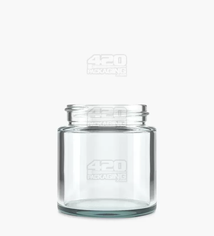 Straight Sided Clear Glass Jars | 53mm – 3.75oz – 84 Count - Vape Store