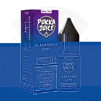 Pukka Juice – Nic Salt Blackberry Lime 10ml E-liquid