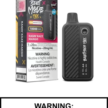 Ragin Razz Mango Iced Flavour Beast Beast Mode Max Disposable Vape
