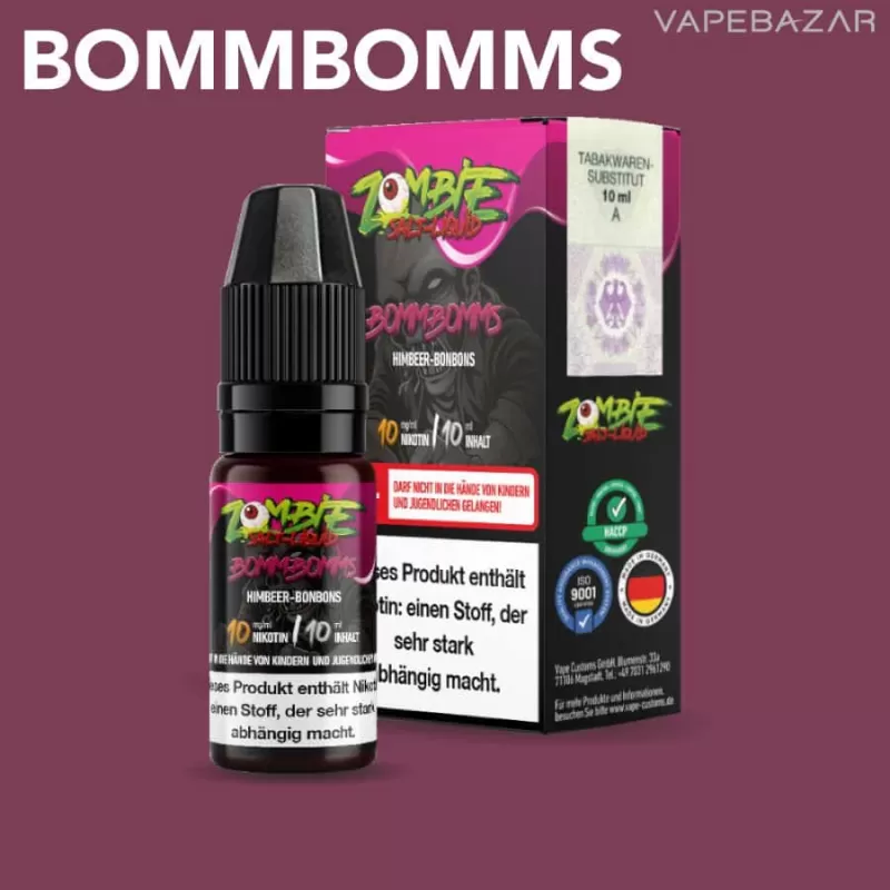 Zombie Nikotinsalz Liquid – Bommbomms - Vapebazar